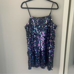 Sequin mini dress